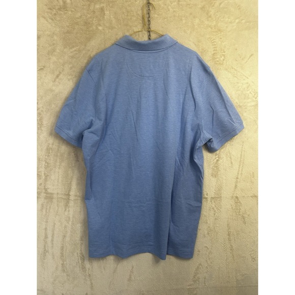 Brooks Brothers Men's XL Polo Shirt Supima Cotton Original Fit Light Blue Collar - Picture 2 of 6